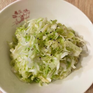 もりもり食べられる☆千切りキャベツの白だし和え